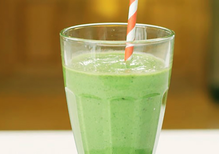 Batido verde de pistacho 