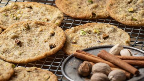 Galletas Otoñales De Pistache