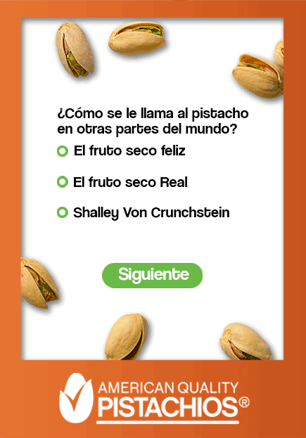 Get a taste! Pistachio Trivia - Nickname