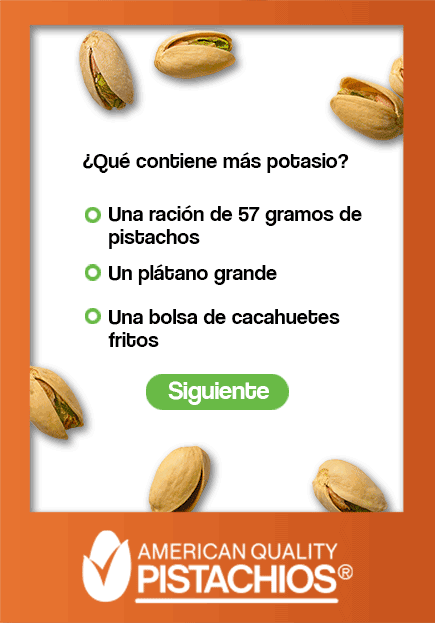 Get a taste! Pistachio Trivia - Potassium